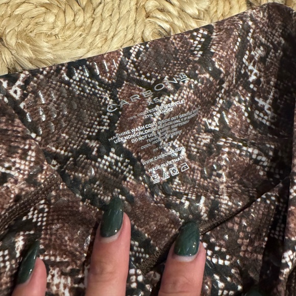 Carbon38 Snakeskin Leggings - Picture 2 of 5